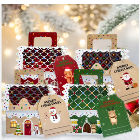 Christmas Kraft Paper Packaging Box