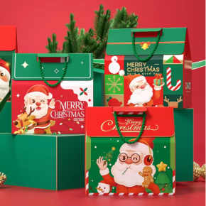 Christmas Gift Packaging Bag Paper Boxes